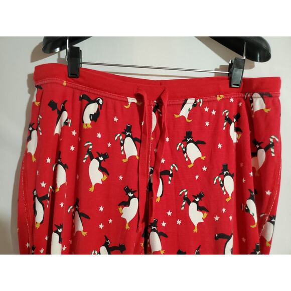 Hanna Andersson Womens 100% Organic Cotton Penguin Christmas Pajama Set Size XL - Picture 6 of 15
